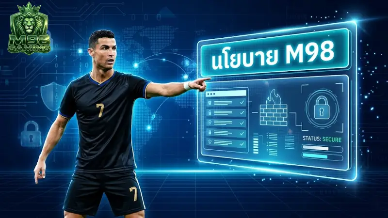 นโยบาย M98 ข้อกำหนดและมาตรฐานความปลอดภัยเพื่อการเดิมพันที่ยั่งยืน 2026