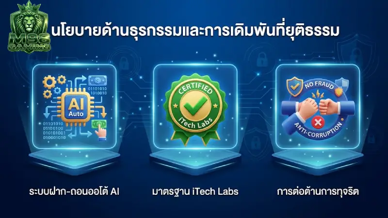 นโยบายด้านธุรกรรมและการเดิมพันที่ยุติธรรม